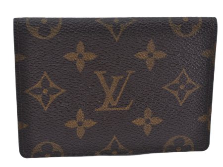 Authentic Louis Vuitton Monogram Porte 2 Cartes Vertical M60533 Pass Case 4525F Online Hot Sale