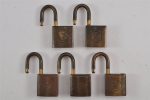 Authentic Louis Vuitton Padlock 10Set Old Model LV K4878 Sale