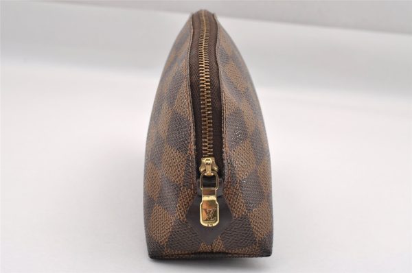 Authentic Louis Vuitton Damier Pochette Cosmetic PM Pouch N47516 LV 1016I Hot on Sale