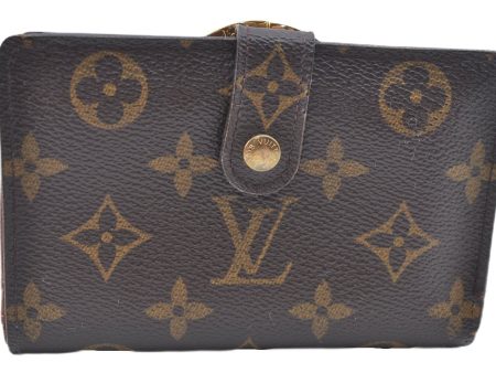 Auth Louis Vuitton Monogram Porte Monnaie Billets Viennois M61663 Wallet J6718 Discount