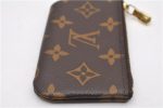 Authentic Louis Vuitton Monogram Pochette Cles Coin Purse Case M62650 LV 1923G Hot on Sale