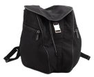 Authentic GUCCI Vintage Backpack Nylon Leather Black 3453F Online Hot Sale