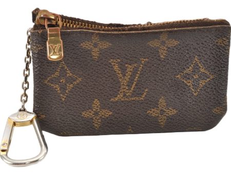 Authentic Louis Vuitton Monogram Pochette Cles Coin Purse Case M62650 Junk 1959G Sale