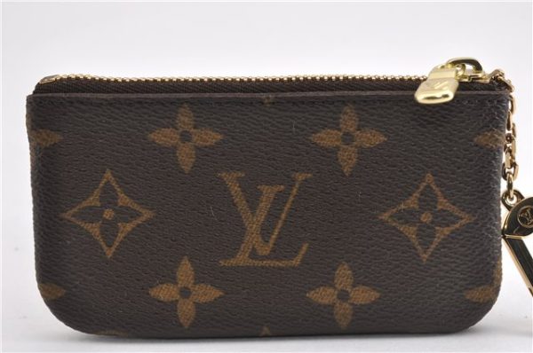 Authentic Louis Vuitton Monogram Pochette Cles Coin Purse Case M62650 Box 7724F on Sale