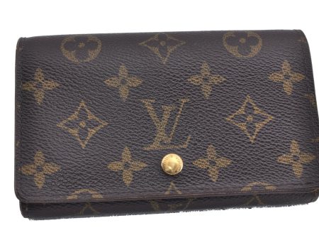 Auth Louis Vuitton Monogram Porte Monnaie Billets Tresor Wallet M61730 LV 4725F Fashion