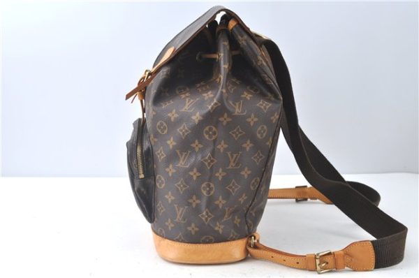 Authentic Louis Vuitton Monogram Montsouris GM Backpack M51135 LV J9327 For Discount