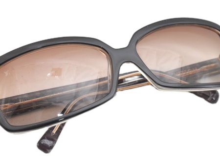 Authentic Louis Vuitton Monogram Sunglasses Plastic Dark Brown Z0110E LV 8381F For Cheap