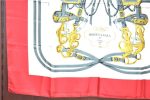 Authentic HERMES Carre 90 Scarf  BRIDES de GALA par  Silk Red White J9510 For Cheap