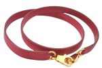 Authentic HERMES Shoulder Strap 35.8  Red Gold J8262 on Sale