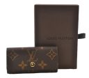 Auth Louis Vuitton Monogram Multicles 4 Four Hooks Key Case M62631 LV Box 7003F For Sale