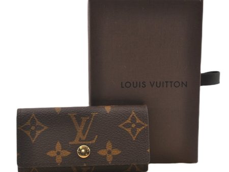 Auth Louis Vuitton Monogram Multicles 4 Four Hooks Key Case M62631 LV Box 7003F For Sale