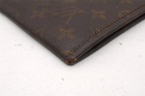 Authentic Louis Vuitton Monogram Poche Documents Document Case Old Model K4650 Cheap