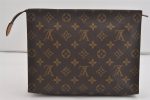 Auth Louis Vuitton Monogram Poche Toilette 26 Cosmetics Pouch Old Model LV 0875I Online Hot Sale