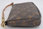 Authentic Louis Vuitton Monogram Pochette Accessoires Pouch M51980 LV 0854I Sale