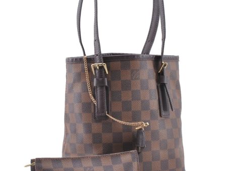 Authentic Louis Vuitton Damier Marais Bucket Shoulder Tote Bag N42240 LV 4597F Cheap