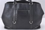 Authentic PRADA Vintage Leather Nappa Shoulder Tote Bag Purse Black 0863F For Cheap