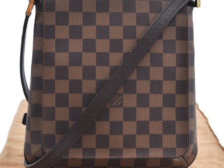 Auth Louis Vuitton Damier Musette Salsa Long Shoulder Cross Bag LV Junk K4049 For Discount