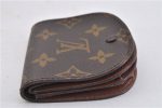 Authentic Louis Vuitton Monogram Porte Monnaie Gousset M61970 Coin Purse 1922F Online now