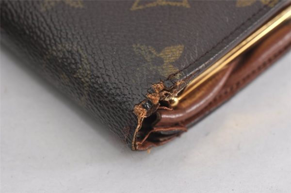 Auth Louis Vuitton Monogram Porte Monnaie Billets Viennois M61663 Wallet K4953 Discount