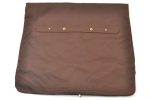 Authentic Louis Vuitton Vintage Garment Cover Nylon Leather Brown LV 3614F Sale