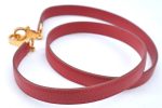 Authentic HERMES Shoulder Strap 35.8  Red Gold J8262 on Sale