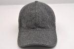 Authentic GUCCI Web Sherry Line Cap Wool Size L Gray 2460I Cheap