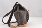 Authentic Louis Vuitton Monogram Montsouris GM Backpack M51135 LV 1200G Fashion