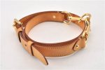 Authentic Louis Vuitton Leather Shoulder Strap Beige 35.6-39.6  LV 1985G Fashion