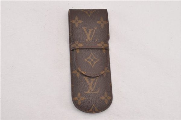 Authentic Louis Vuitton Monogram Etui Styro Pen Case M62990 LV 7914F Hot on Sale