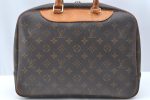 Authentic Louis Vuitton Monogram Deauville Hand Bag M47270 LV K4071 Cheap