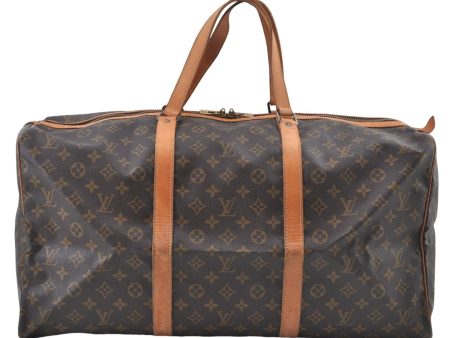 Authentic Louis Vuitton Monogram Sac Souple55 Hand Boston Bag M41622 LV J4954 Sale