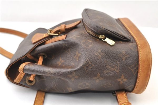 Authentic Louis Vuitton Monogram Montsouris PM Backpack M51137 LV 5544F Online Sale