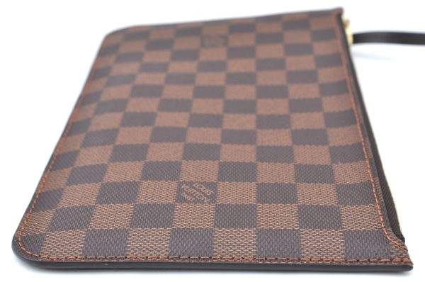 Authentic Louis Vuitton Damier Neverfull Pouch Purse Clutch Bag LV K4398 Online Hot Sale