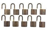 Authentic Louis Vuitton Padlock Gold 10Set LV J8959 Online Sale