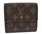 Authentic Louis Vuitton Monogram M61652 Porte Monnaie Billet Carte Credit 1904G Online Sale