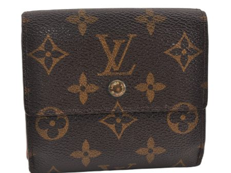 Authentic Louis Vuitton Monogram M61652 Porte Monnaie Billet Carte Credit 1904G Online Sale