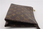 Authentic Louis Vuitton Monogram Poche Toilette 19 M47544 Cosmetics Pouch 2974F For Sale