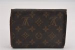 Authentic Louis Vuitton Monogram Porte Tresor Etui Papier Wallet M61202 LV K4957 on Sale