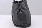 Authentic PRADA Vintage Leather Nappa Shoulder Tote Bag Purse Black 0863F For Cheap