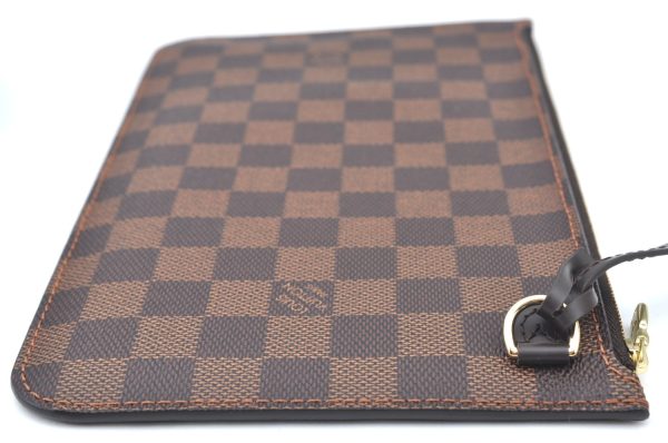 Authentic Louis Vuitton Damier Neverfull Pouch Purse Clutch Bag LV K4398 Online Hot Sale