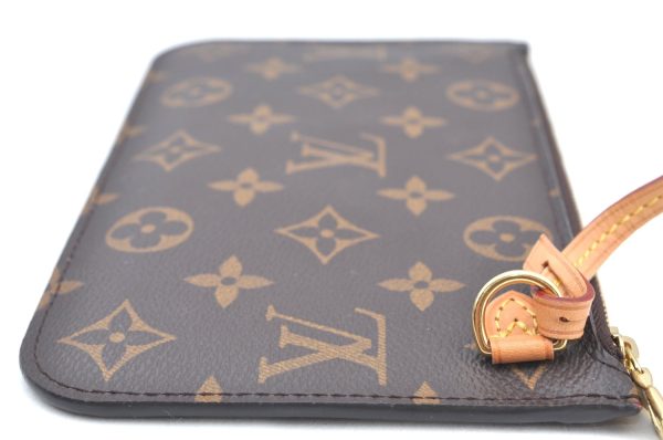 Authentic Louis Vuitton Monogram Neverfull Pouch Purse Clutch Bag LV K4423 For Discount