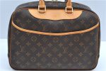 Authentic Louis Vuitton Monogram Deauville Hand Bag M47270 LV J9312 For Cheap