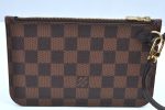 Authentic Louis Vuitton Damier Neverfull Pouch Purse Clutch Bag LV K4393 Sale