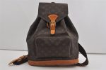 Authentic Louis Vuitton Monogram Montsouris GM Backpack M51135 LV 1660I Supply