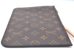 Authentic Louis Vuitton Monogram Neverfull Pouch Purse Clutch Bag LV K4411 For Discount