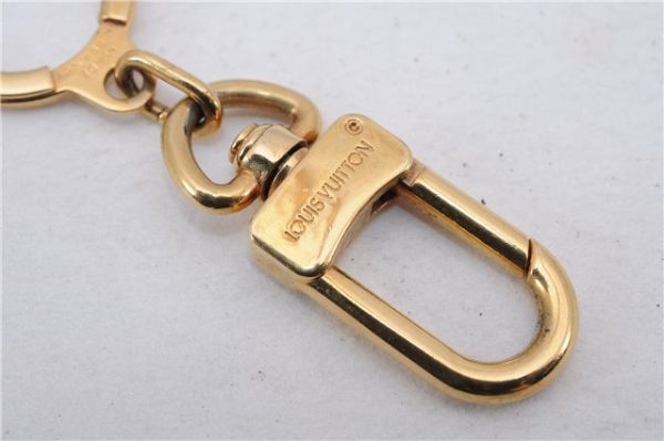 Authentic Louis Vuitton Charm Key Chain Anokre Gold M62694 LV 4742E Cheap