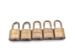 Authentic Louis Vuitton Padlock Gold 10Set LV 0214G For Sale