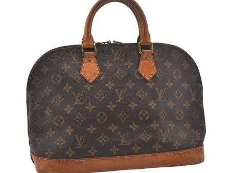 Authentic Louis Vuitton Monogram Alma Hand Bag Purse M51130 LV 1829I For Cheap