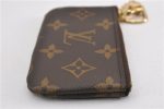 Authentic Louis Vuitton Monogram Pochette Cles Coin Purse Case M62650 LV 9476F For Sale