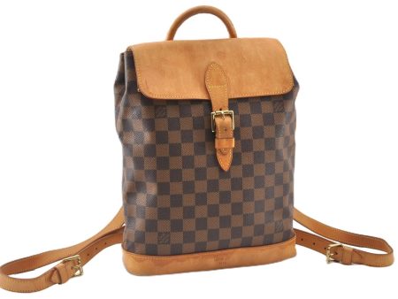 Authentic Louis Vuitton Damier Arlequin Backpack N99038 LV 9331F Supply